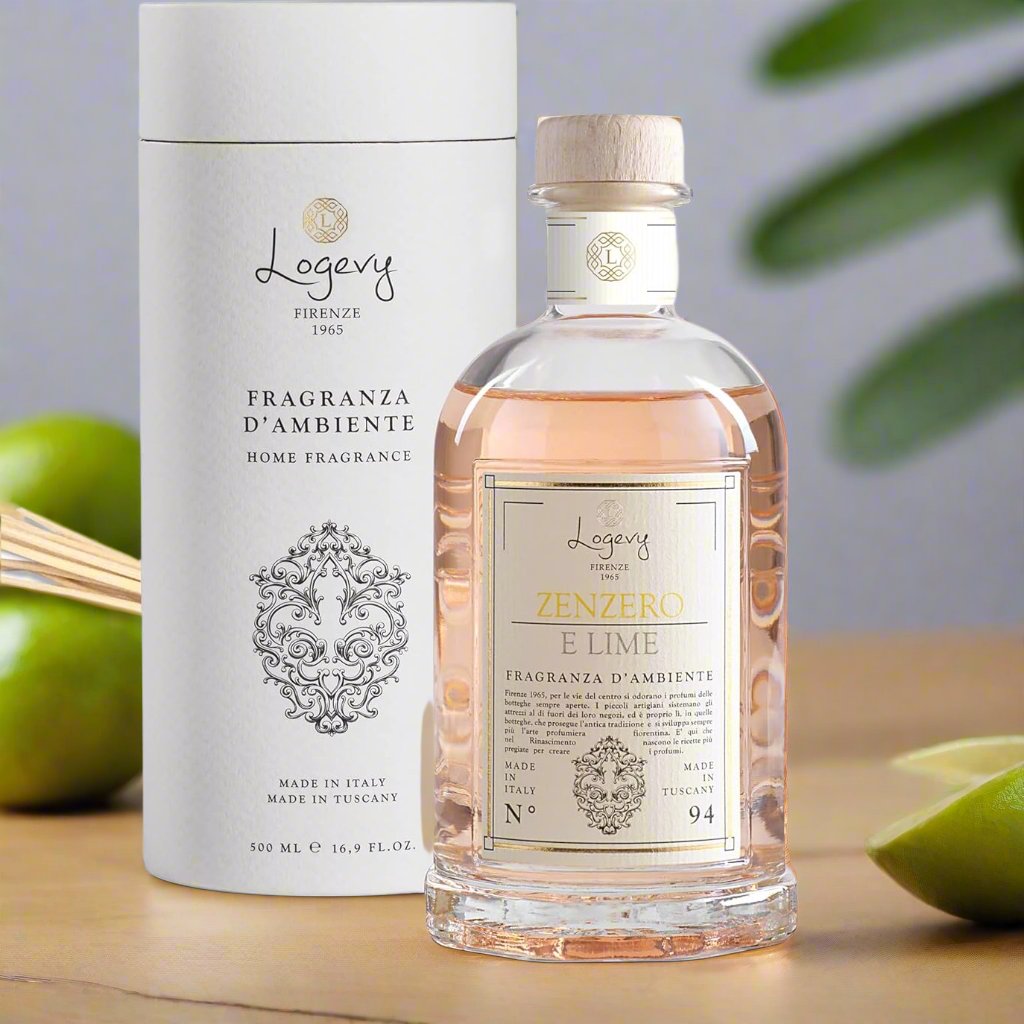 Logevy Firenze, Zenzero e Lime Luxury Diffusers, 2 Sizes – Au Bon Goût Logevy Firenze, Zenzero e Lime Luxury Diffusers, 2 Sizes – Au Bon Goût