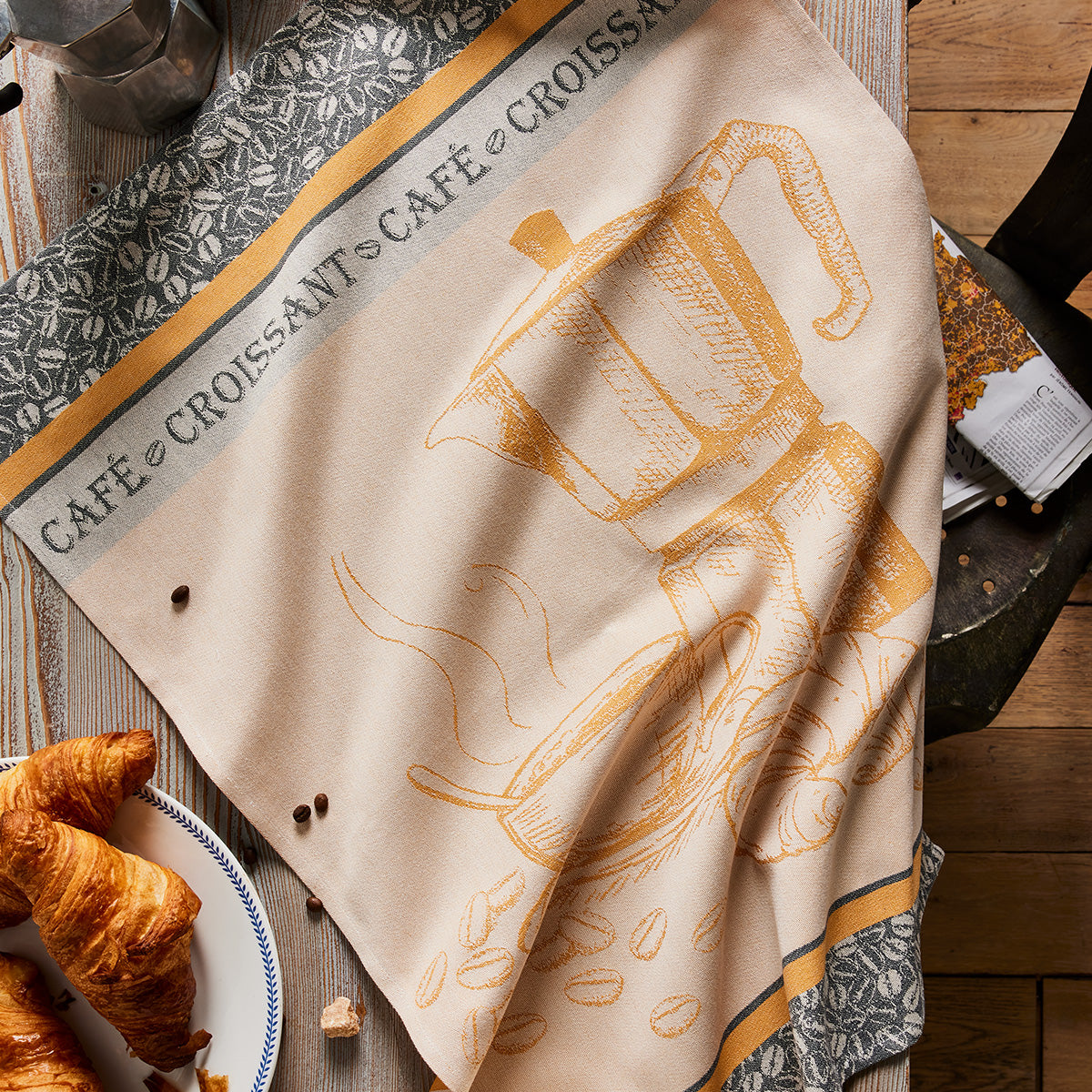 Coucke Cotton Jacquard Kitchen Towel Cassoulet