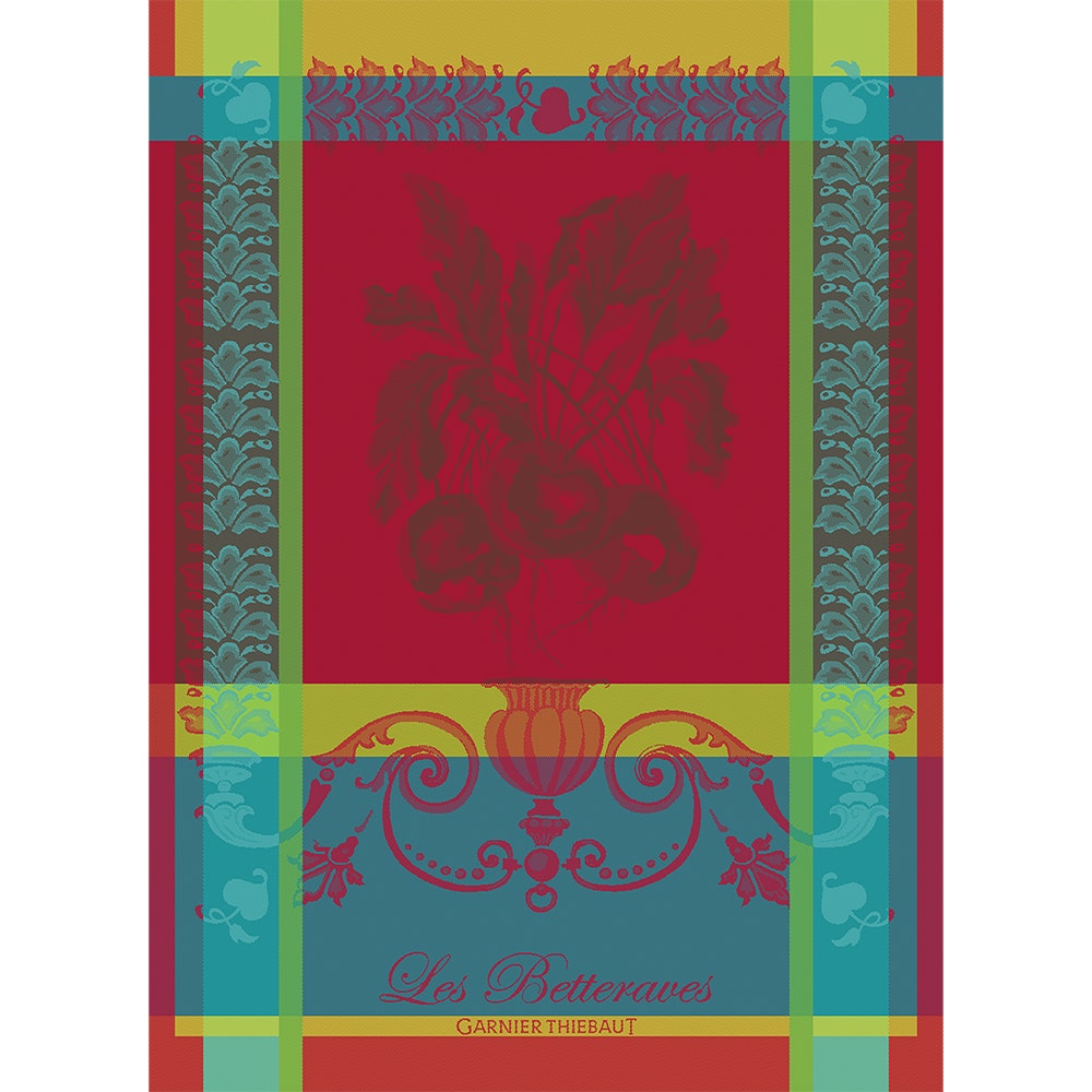 Garnier-Thiebaut, Les Betteraves, Rouge French Jacquard Kitchen