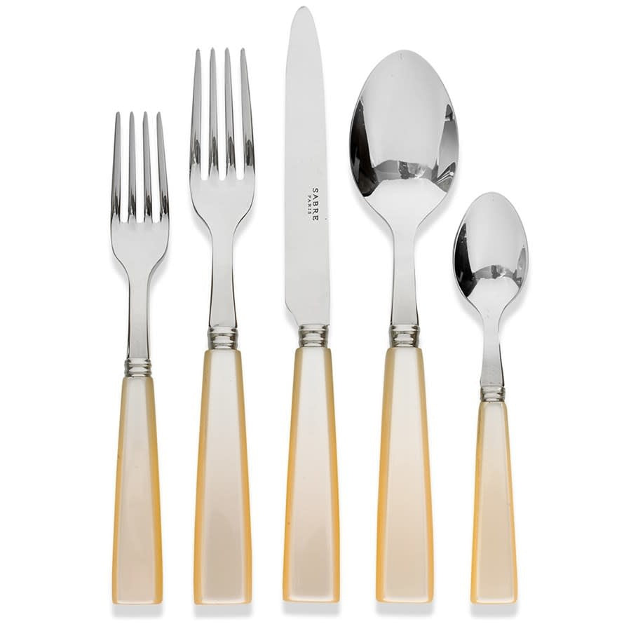 White Ivory Cutlery (5 Piece)