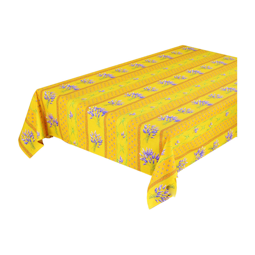 Coated cotton cloth - yellow