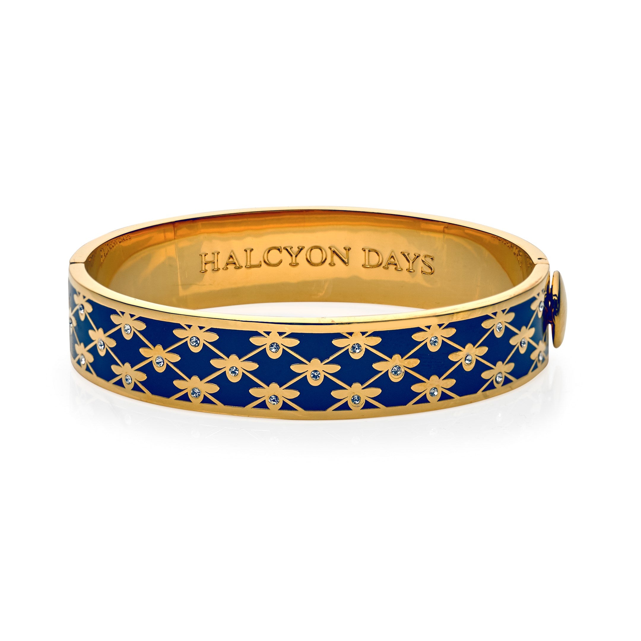 Halcyon Days Gold-Plated Bee Bangle