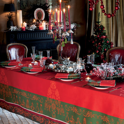 Celebrate the Holidays Starting with an Authentic French Christmas Tablecloth