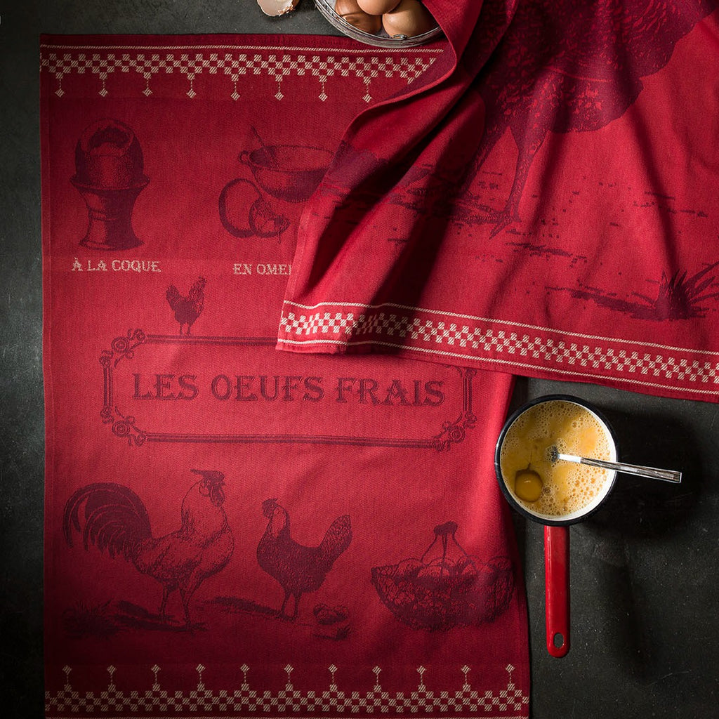 Coucke Cotton Jacquard Kitchen Towel Cassoulet