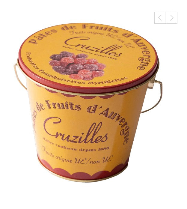 Cruzilles, Pâtes de Fruits d'Auvergne Fruit Jelly Candies in Tin
