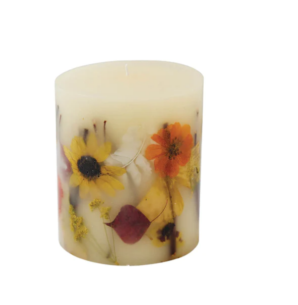 Rosy Rings, Honey Tobacco Autumn Luxury Botanical Candles, 3 Sizes