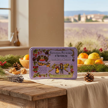 Maison Cruzilles, Pâtes de Fruits d’Auvergne French Fruit Jelly Candies in Decorative Tin