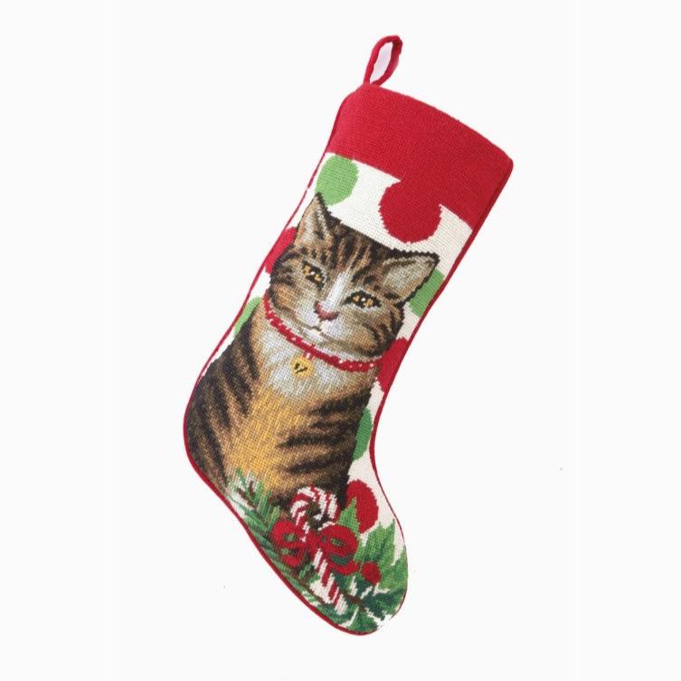SWOBODAブローチchristmas-cat-stocking