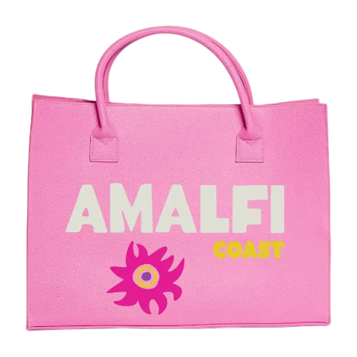 トートバッグ Fallett Vegan Leather Boat Bag Pink FA2403BG10PI Lug Convertible Carryall Tote - Paddle - QVC.com