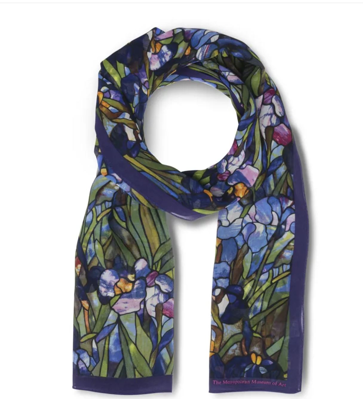  Online Shopping Discount - The Metropolitan Museum  Of Art Louis C. Tiffany Irises Oblong Silk Scarf Outlet Rings Store -  Outlet Rings Store