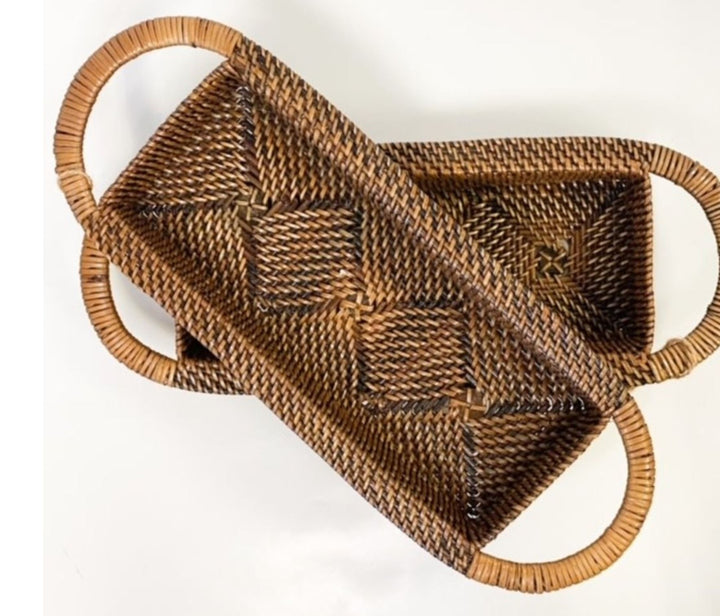 Calaisio, Rectangular Cracker Serving Basket, with Handles Calaisio, Rectangular Cracker Serving Basket, with Handles